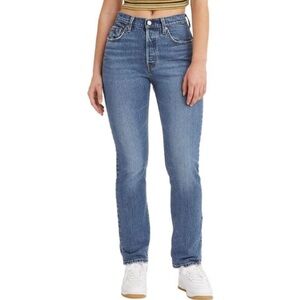 Levi's 501 high rise Straight Leg Jeans